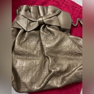 Carolina herrera like new bow bag